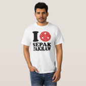 I Love Sepak Takraw T-shirt (Voorkant volledig)