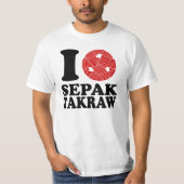 I Love Sepak Takraw T-shirt (Voorkant)