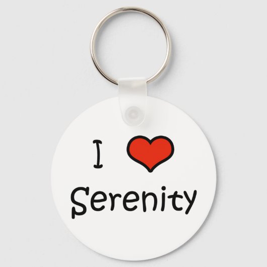 I Love Serenity Sleutelhanger (Voorkant)