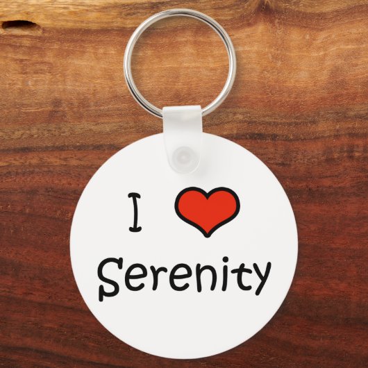 I Love Serenity Sleutelhanger (Voorkant)