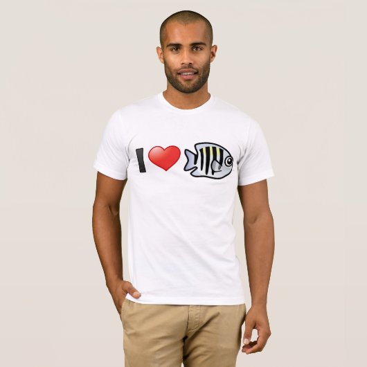 I Love Sergeant Major T-shirt (Voorkant volledig)