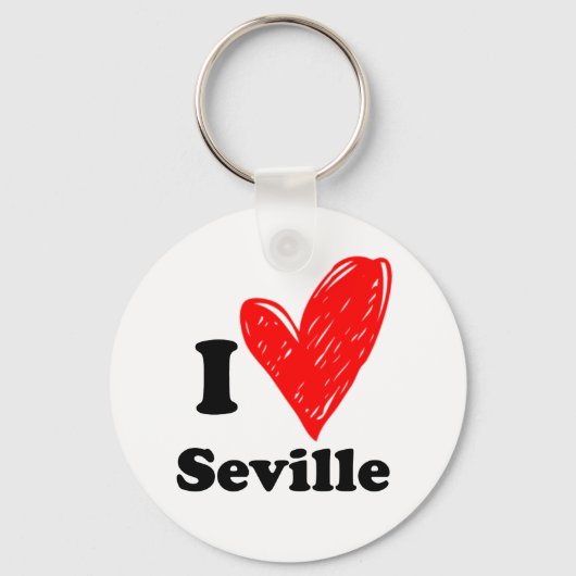 I Love Seville Sleutelhanger (Voorkant)