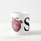 I Love SF met anatomisch correct hart Koffiemok (Center)