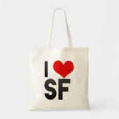 I Love SF Tote Bag (Voorkant)