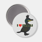 I Love Shags Magneet (Voorkant / Achterkant)
