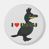 I Love Shags Magneet (Voorkant)