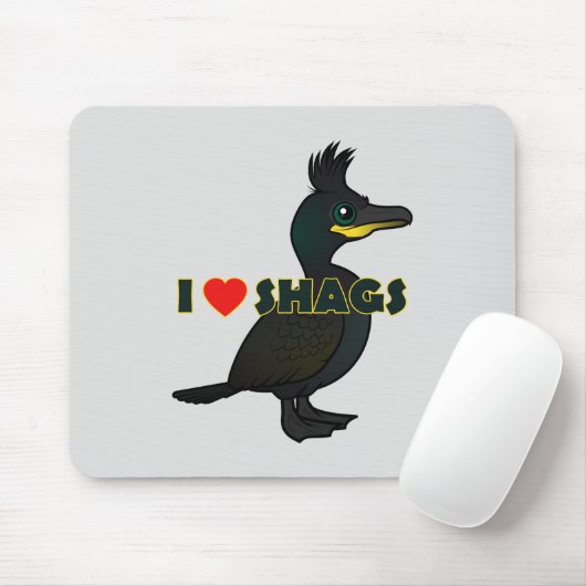 I Love Shags Muismat (Met muis)