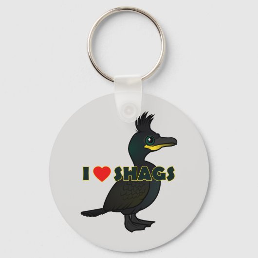 I Love Shags Sleutelhanger (Voorkant)