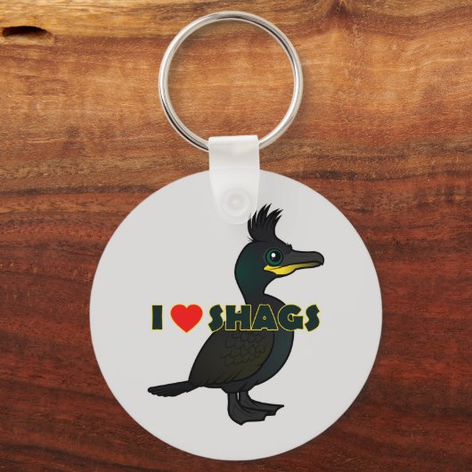I Love Shags Sleutelhanger (Voorkant)