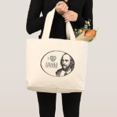 I Love Shakespeare Canvas tas (Voorkant (product))
