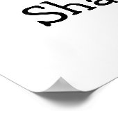 I Love Shakespeare Poster (Hoek)