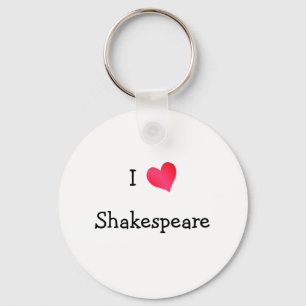 I Love Shakespeare Sleutelhanger