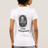 I Love Shakespeare T-shirt (Achterkant)