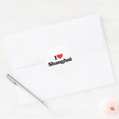 I Love Shanghai Ronde Sticker (Envelop)