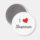 I Love Shannon Magneet (Voorkant / Achterkant)