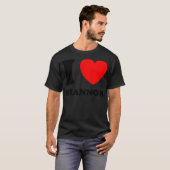 I Love Shannon  T-shirt (Voorkant volledig)