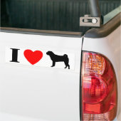 I Love Shar Peis Bumpersticker (Op Truck)