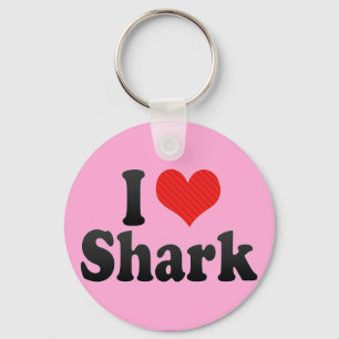 I Love Shark Sleutelhanger