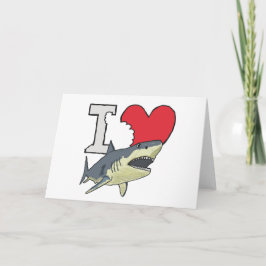 I Love Sharks Kaart