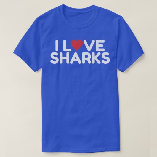 I Love Sharks T-shirt (Design voorkant)