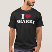 I Love Sharks T-shirt (Voorkant)