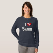 I Love Sharm Diving T-shirt (Voorkant volledig)