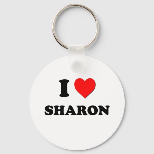 I Love Sharon Sleutelhanger (Voorkant)