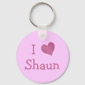 I Love Shaun Sleutelhanger (Voorkant)