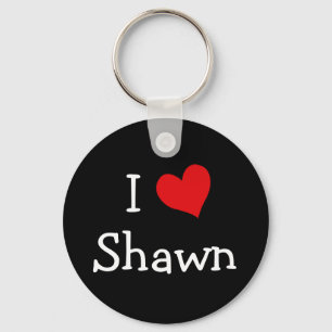 I Love Shawn Sleutelhanger