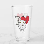 I Love Sheep Glas (Achterkant)