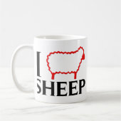 I Love Sheep Koffiemok (Links)