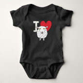 I Love Sheep Romper (Voorkant)