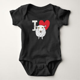 I Love Sheep Romper