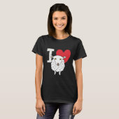 I Love Sheep T-shirt (Voorkant volledig)