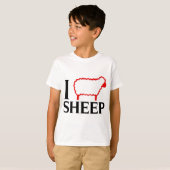 I Love Sheep T-shirt (Voorkant volledig)
