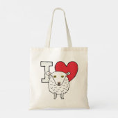 I Love Sheep Tote Bag (Achterkant)