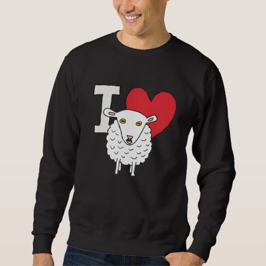 I Love Sheep Trui (Voorkant)