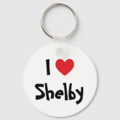 I Love Shelby Sleutelhanger (Voorkant)