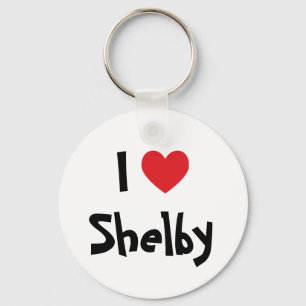 I Love Shelby Sleutelhanger