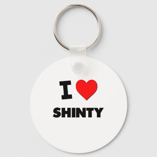I Love Shinty Sleutelhanger (Voorkant)