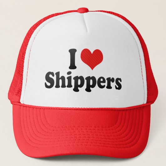 I Love Shippers Trucker Pet (Voorkant)