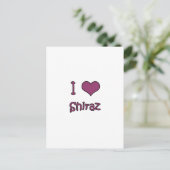 I Love Shiraz Briefkaart (Staand voorkant)