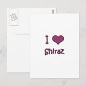 I Love Shiraz Briefkaart (Voorkant / Achterkant)