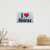 I Love Shiraz, Iran Poster (Keuken)