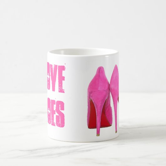 I Love Shoes Coffee Mok (Center)