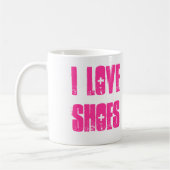 I Love Shoes Coffee Mok (Links)