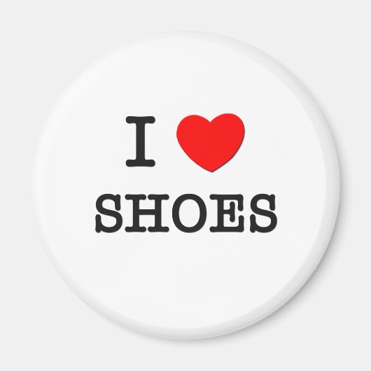 I Love Shoes Magneet (Voorkant)