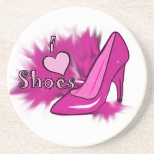 I Love Shoes Zandsteen Onderzetter