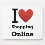 i love shopping online muismat (Voorkant)