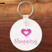 I Love Shopping Sleutelhanger (Voorkant)